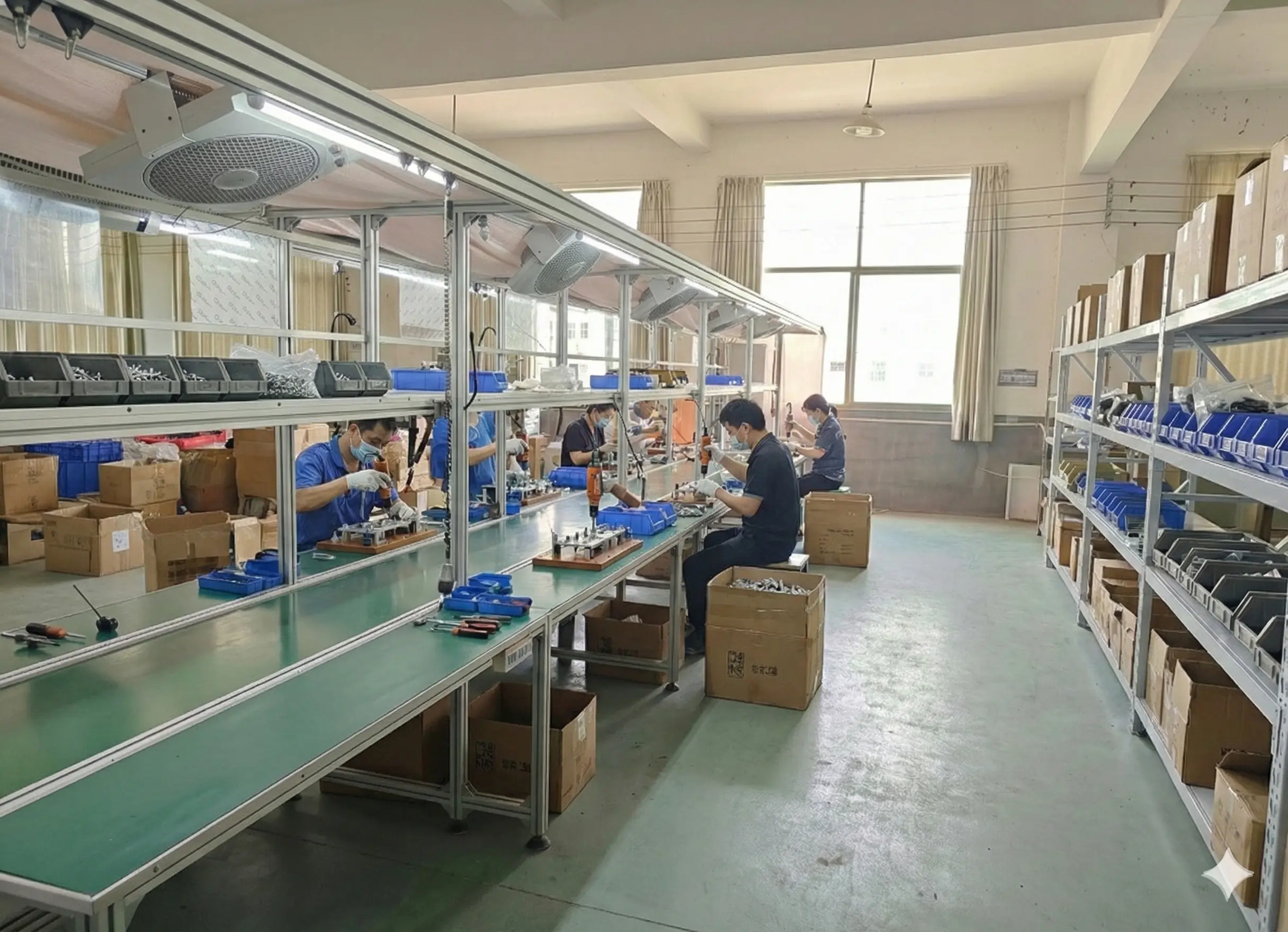 Clean assembly and packaging lines ensuring efficient production of festival decorations