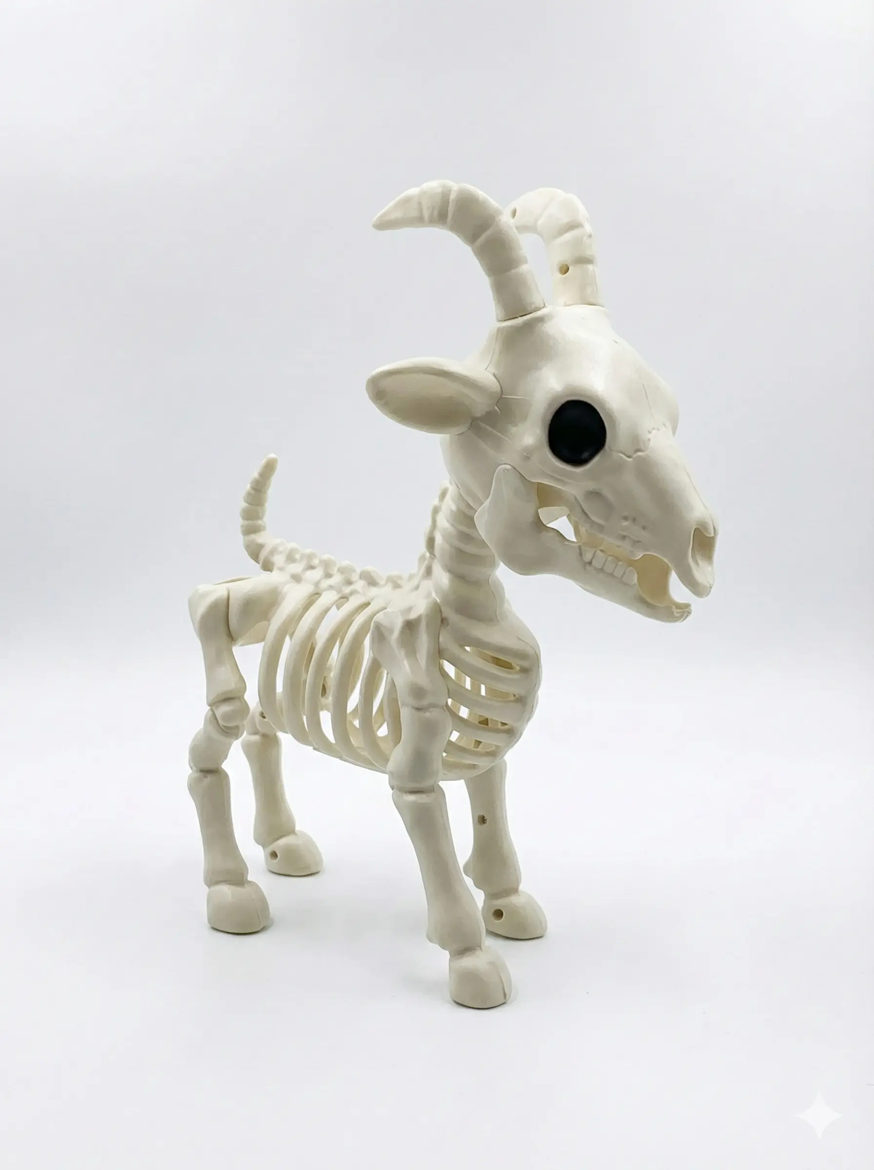 Wholesale injection molded plastic animal skeleton props - Goat skeleton for haunted house